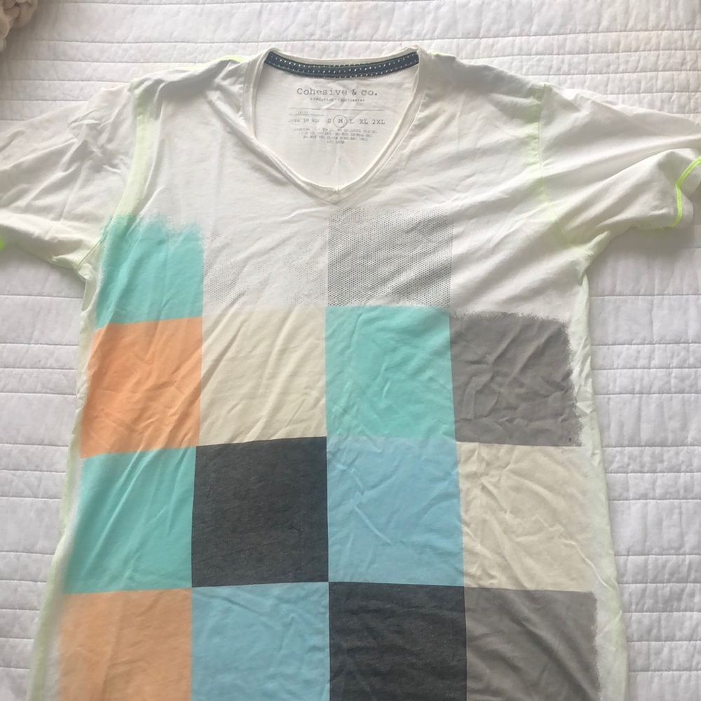 Men’s color block T-shirt